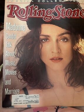 the Rolling Stones Magazine - Madonna Cover March 23, 1989